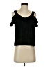 Self Esteem Black Short Sleeve Top Size S - photo 1
