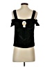 Self Esteem Black Short Sleeve Top Size S - photo 2