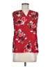 dalia 100% Polyester Red Sleeveless Blouse Size M - photo 1