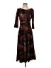 Perceptions Brown Casual Dress Size S - photo 1