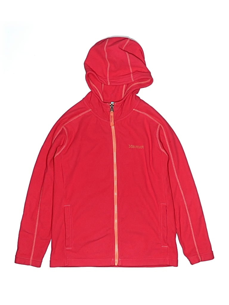Pre-owned Marmot Kids' Zip Up Hoodie In Red