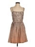 NBD 100% Polyester Stars Tan Cocktail Dress Size S - photo 1