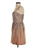 NBD 100% Polyester Stars Tan Cocktail Dress Size S - photo 5