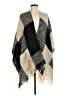 Francesca's 100% Acrylic Black Poncho One size - photo 1