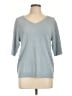 Ella Moss Blue Pullover Sweater Size L - photo 1