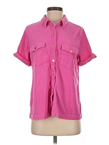 Melissa Odabash Short Sleeve Button-Down Shirt (view 1)