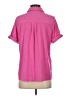 Melissa Odabash Pink Short Sleeve Button-Down Shirt Size S - photo 2