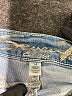 Seven7 Blue Denim Shorts Size 14 - photo 3