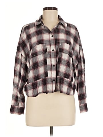 Abercrombie & Fitch 3/4 Sleeve Button-Down Shirt (view 1)