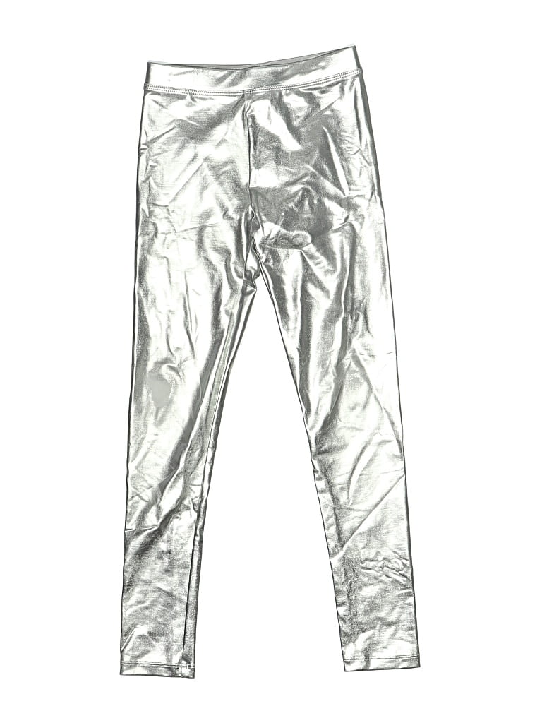 Pre-owned Crewcuts Kids' Casual Pants In Silver