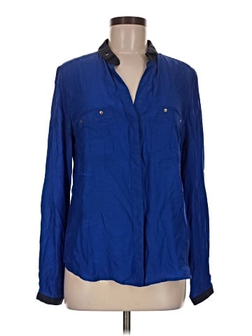 Le Lis Blanc Long Sleeve Silk Top (view 1)