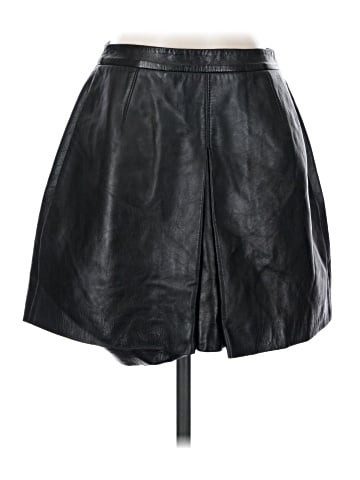 Vince. Faux Leather Skirt (view 1)
