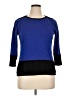 Spense Color Block Blue Pullover Sweater Size XL - photo 1