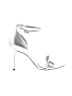 Nine West Metallic Silver Sandals Size 9 - photo 1