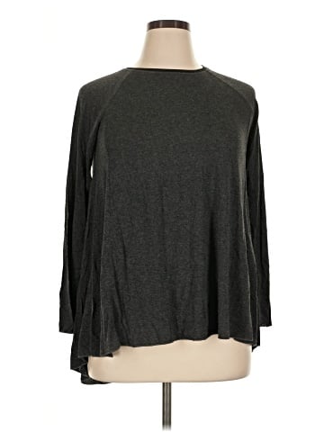 Zara W&B Collection 3/4 Sleeve T-Shirt (view 1)