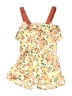 Little Lass Floral Yellow Dress Size 6 - photo 2