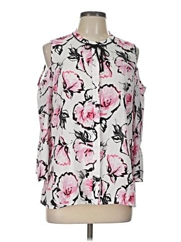 Karl Lagerfeld Paris 3/4 Sleeve Blouse (view 1)