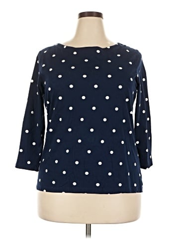 St. John's Bay 3/4 Sleeve Top (view 1)