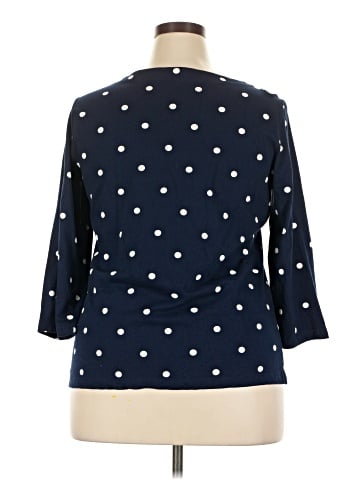 St. John's Bay 3/4 Sleeve Top (view 2)