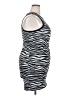 No Boundaries 100% Recycled Polyester Animal Print Silver Casual Dress Size XXL - photo 4