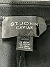 St. John Caviar Solid Black Active Pants Size 12 - photo 7
