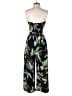 Fab'rik 100% Polyester Tropical Black Jumpsuit Size S - photo 2
