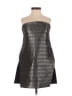 Ellery 100% Polyester Metallic Silver Gold Cocktail Dress Size 2 - photo 1