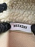 Weekday Gold Faux Fur Jacket Size M - photo 6