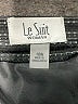 Le Suit 100% Polyester Houndstooth Black Formal Skirt Size 16 - photo 4
