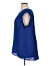 DR2 100% Polyester Blue Sleeveless Blouse Size 1X - photo 5