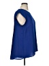 DR2 100% Polyester Blue Sleeveless Blouse Size 1X - photo 4