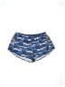 Oiselle 100% Polyester Print Blue Athletic Shorts Size 8 - photo 1