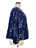 Cato 100% Rayon Blue Long Sleeve Blouse Size 26/28W - photo 4