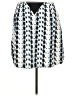 Terry 100% Polyester Print Blue Casual Skirt Size 1X - photo 2