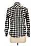 Lands' End Checkered-gingham Black Long Sleeve Button-Down Shirt Size 10 (petite) - photo 2