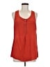 Odille Red Sleeveless Blouse Size 6 - photo 1