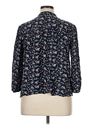 Caslon 3/4 Sleeve Button-Down Shirt (view 2)