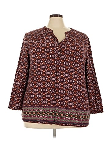 Laura Scott 3/4 Sleeve Blouse (view 1)