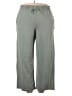 Ellos Solid Gray Casual Pants Size 18 - photo 1