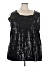 Fashion Bug Black Sleeveless Blouse Size 4X - photo 1