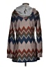 Miusey Chevron-herringbone Brown Jacket Size S - photo 2