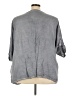 Venus 100% Viscose Gray 3/4 Sleeve Blouse Size 24 - photo 2