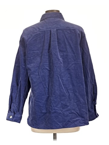 Appleseeds 3/4 Sleeve Button-Down Shirt (view 2)