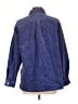 Appleseeds Blue 3/4 Sleeve Button-Down Shirt Size L - photo 2