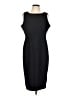 Lands' End Solid Black Cocktail Dress Size 12 - photo 1