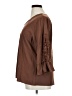 Unbranded 100% Polyester Brown 3/4 Sleeve Blouse Size XL - photo 5