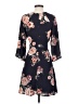Creative Commune Floral Blue Casual Dress Size S - photo 2