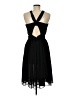 Zara Basic Solid Black Cocktail Dress Size M - photo 2
