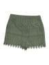 BCBGMAXAZRIA 100% Polyester Chevron-herringbone Green Shorts Size XXS - photo 2