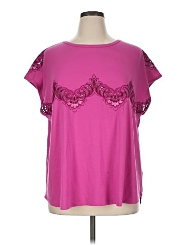 DG^2 by Diane Gilman Short Sleeve Top (view 1)